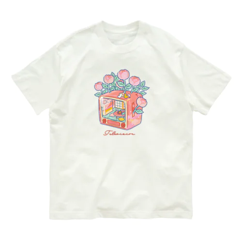 TV オーガニックコットンTシャツ