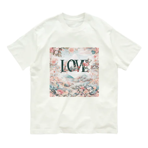 花love オーガニックコットンTシャツ