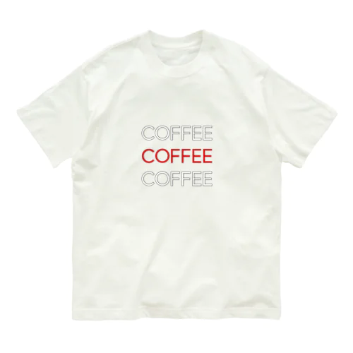 COFFEEロゴ Organic Cotton T-Shirt