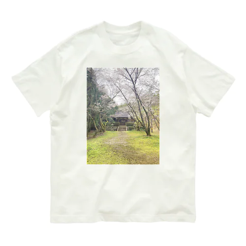 SAKURA JINJA オーガニックコットンTシャツ