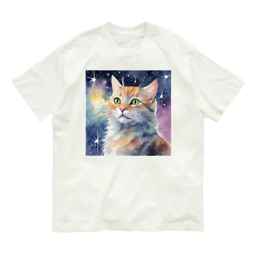 宇宙猫 Organic Cotton T-Shirt