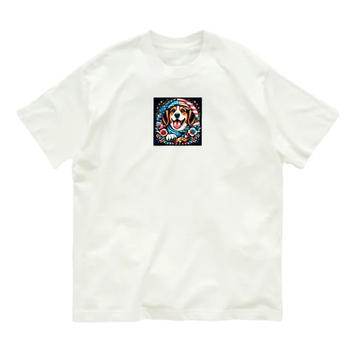 アメリカンな犬 Organic Cotton T-Shirt