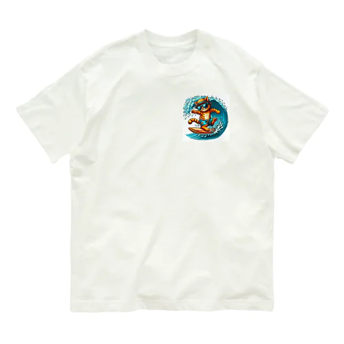 サーフィン猫 Organic Cotton T-Shirt