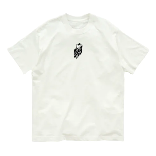 振り向きフクロウ Organic Cotton T-Shirt