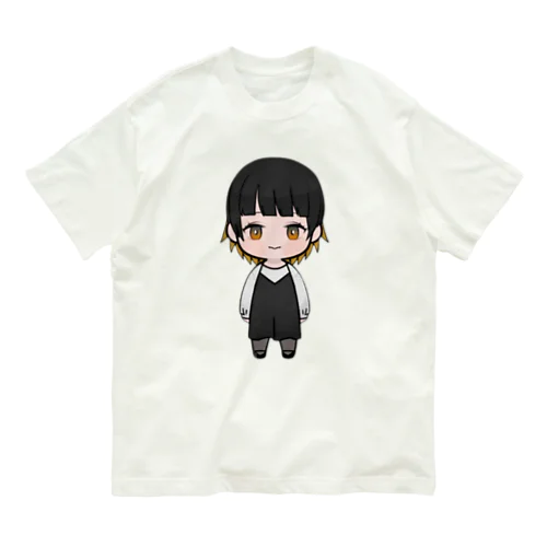 めい　デフォルメ オーガニックコットンTシャツ