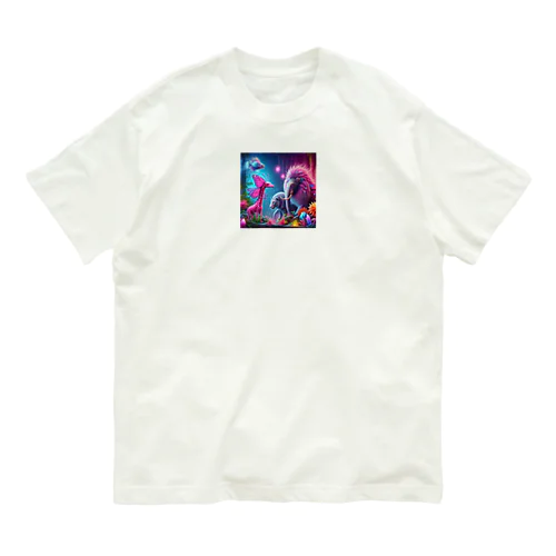 カラフルアニマル Organic Cotton T-Shirt