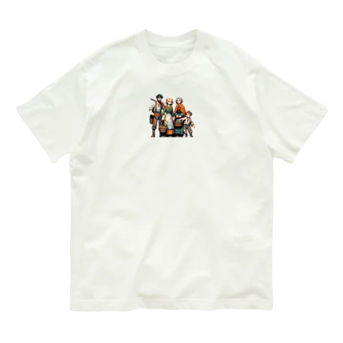 村人（pixel art） Organic Cotton T-Shirt