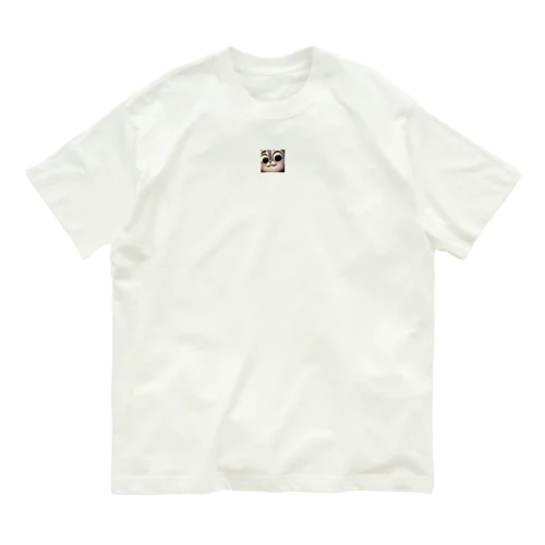 猫 オーガニックコットンTシャツ