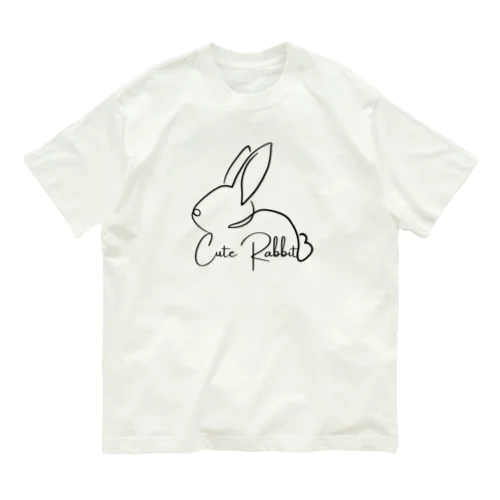 Cute Rabbit Organic Cotton T-Shirt
