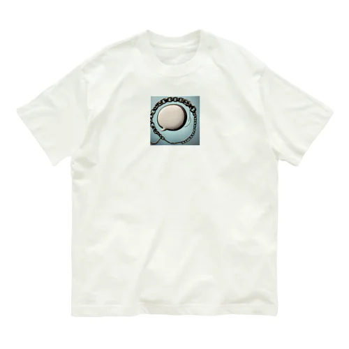 チェーンと吹き出し Organic Cotton T-Shirt