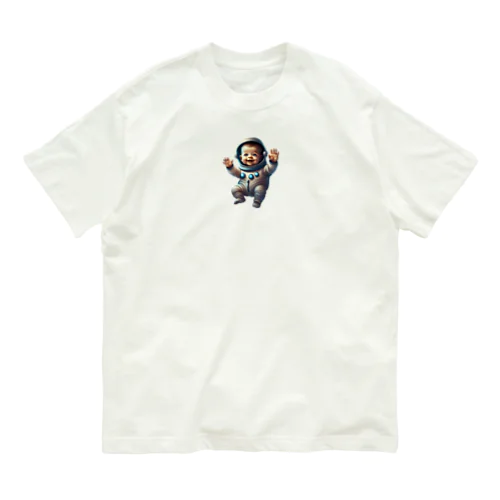 ベビー宇宙飛行士 オーガニックコットンTシャツ