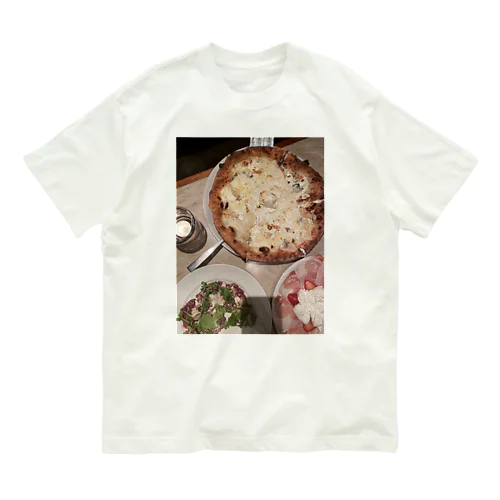 美味しいご飯をパシャリ1 オーガニックコットンTシャツ