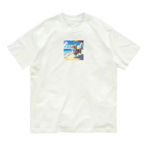 お散歩猫シリーズ Organic Cotton T-Shirt