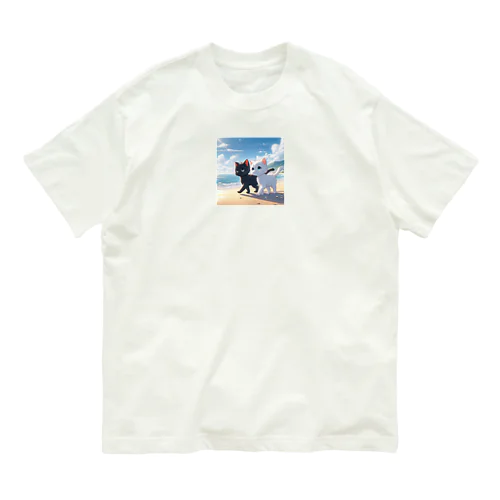 お散歩猫シリーズ Organic Cotton T-Shirt