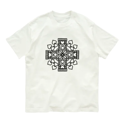 MANDALA •1• (B) オーガニックコットンTシャツ