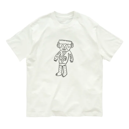 こどもとじゅんばんにかいた絵 オーガニックコットンTシャツ