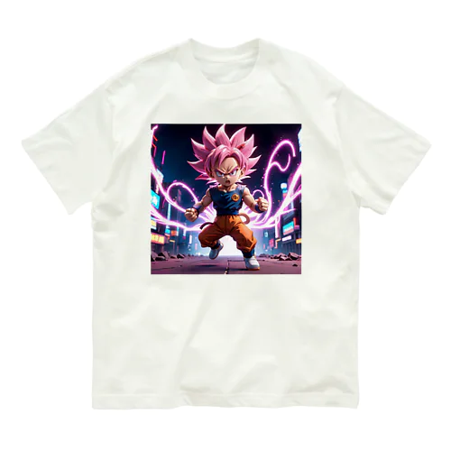 ピンクの髪の毛のおとこの子 Organic Cotton T-Shirt