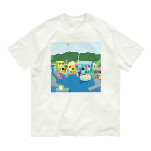 港 オーガニックコットンTシャツ