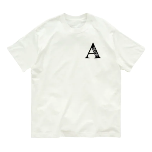 アイヌ文様✖️アルファベット Organic Cotton T-Shirt