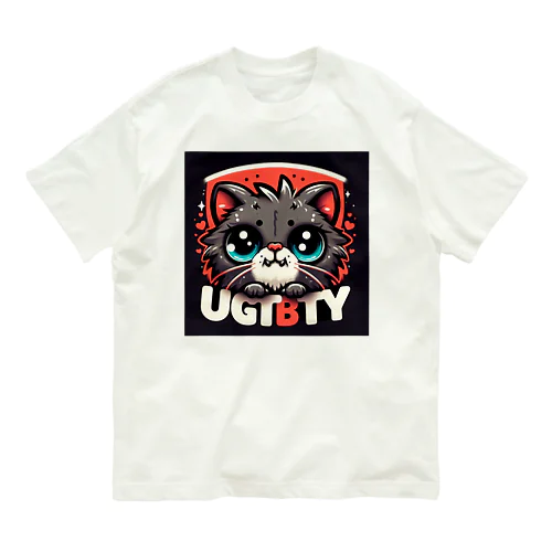 ブサカワアニマル『アイ』 オーガニックコットンTシャツ