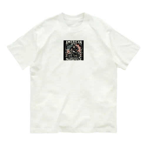 バイカー オーガニックコットンTシャツ