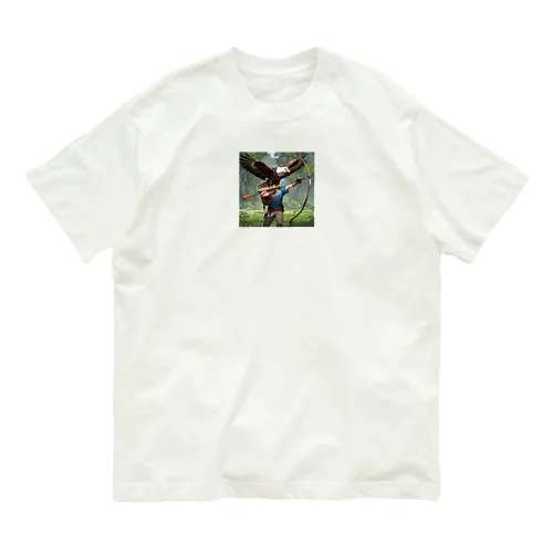 イーグルとアーチェリー.. png Organic Cotton T-Shirt