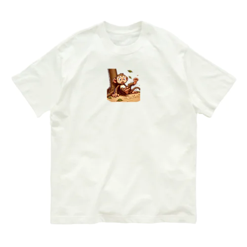 猿も木から落ちるB Organic Cotton T-Shirt