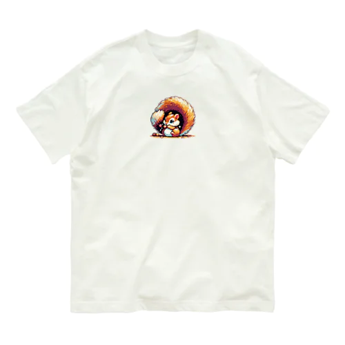 ドット風フワッとシッポリス Organic Cotton T-Shirt