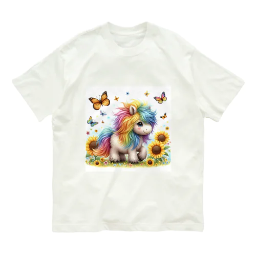 Pretty　ミニチュアホース Organic Cotton T-Shirt