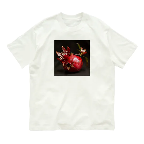 ザクロ　なでしこ1478 Organic Cotton T-Shirt