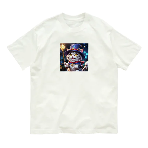 魔法使いの六本足の猫 Organic Cotton T-Shirt