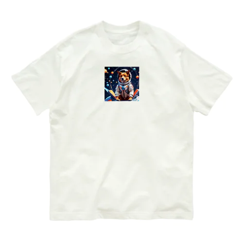 宇宙犬 オーガニックコットンTシャツ