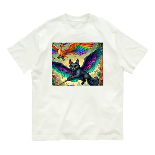 黒猫の魔法使い Organic Cotton T-Shirt