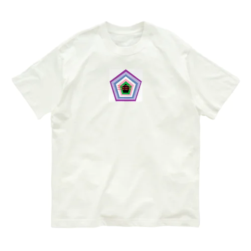 エレガントな五角形 Organic Cotton T-Shirt