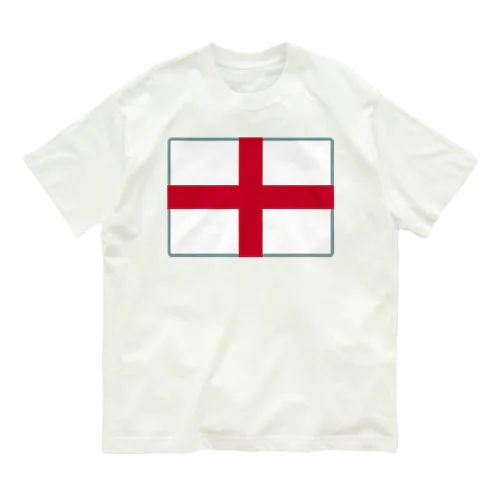 イングランドの国旗 Organic Cotton T-Shirt