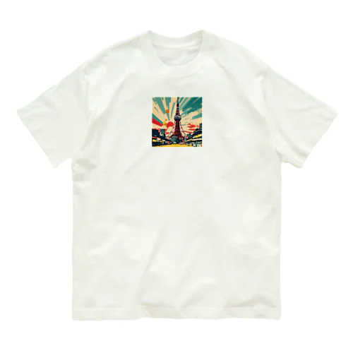 POPARTTOKYOTOWER オーガニックコットンTシャツ