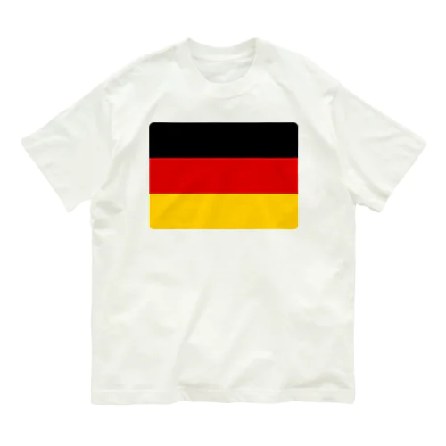 ドイツの国旗 オーガニックコットンTシャツ