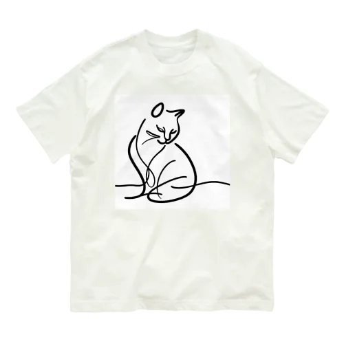 ねーこ オーガニックコットンTシャツ