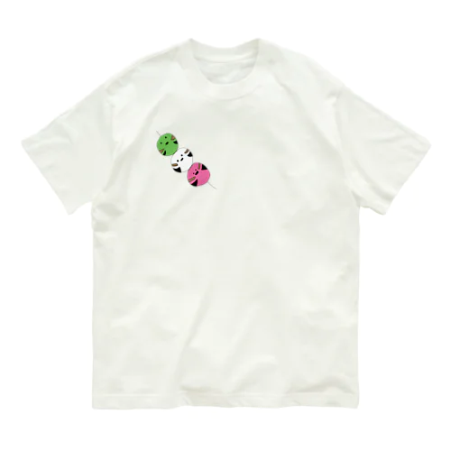 【ばーず】シマエナガ団子 Organic Cotton T-Shirt