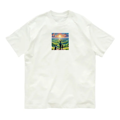 冒険猫６ Organic Cotton T-Shirt