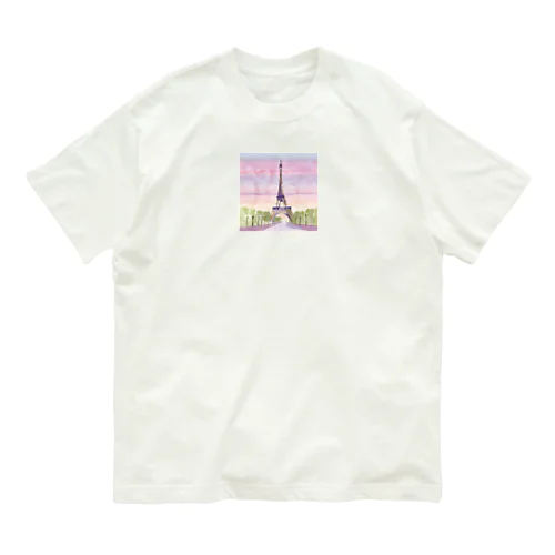 パリの街並み🗼グッズ Organic Cotton T-Shirt