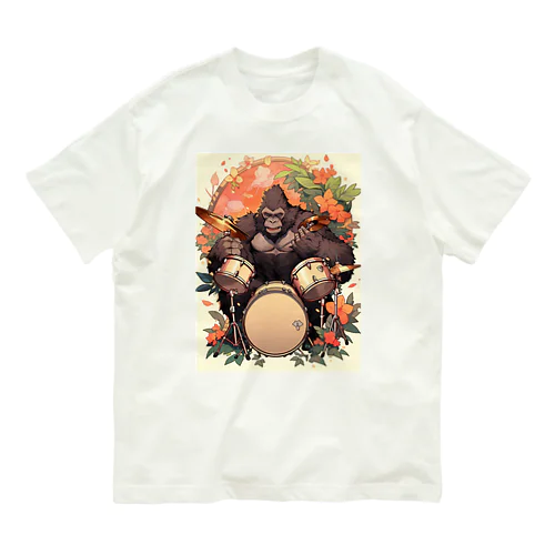 キングコングドラマー　エンジェル717 2065 Organic Cotton T-Shirt