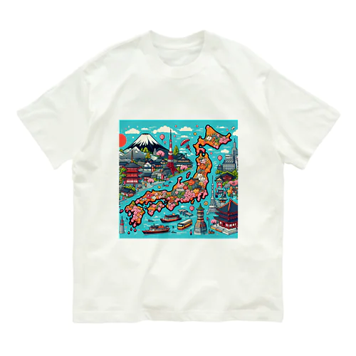 日本 オーガニックコットンTシャツ