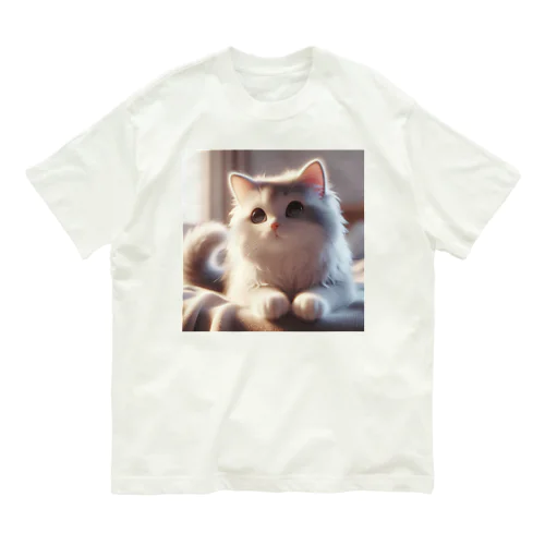 ねこニコばん オーガニックコットンTシャツ