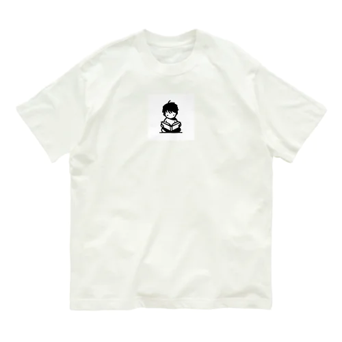 読書男子 Organic Cotton T-Shirt