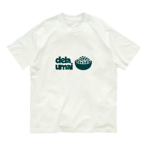 dela umai ライスTシャツ オーガニックコットンTシャツ