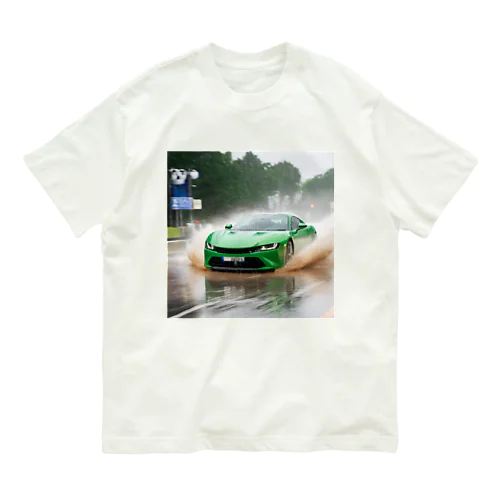 雨の疾走 オーガニックコットンTシャツ