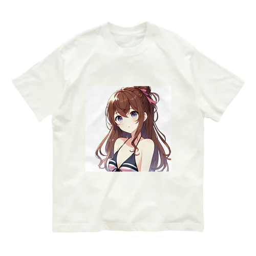 水着を選ぶ少女 Organic Cotton T-Shirt