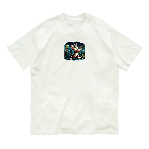 子猫ハザード Organic Cotton T-Shirt
