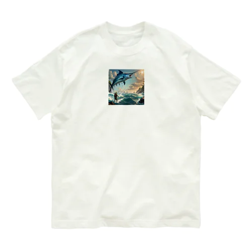 かじき Organic Cotton T-Shirt